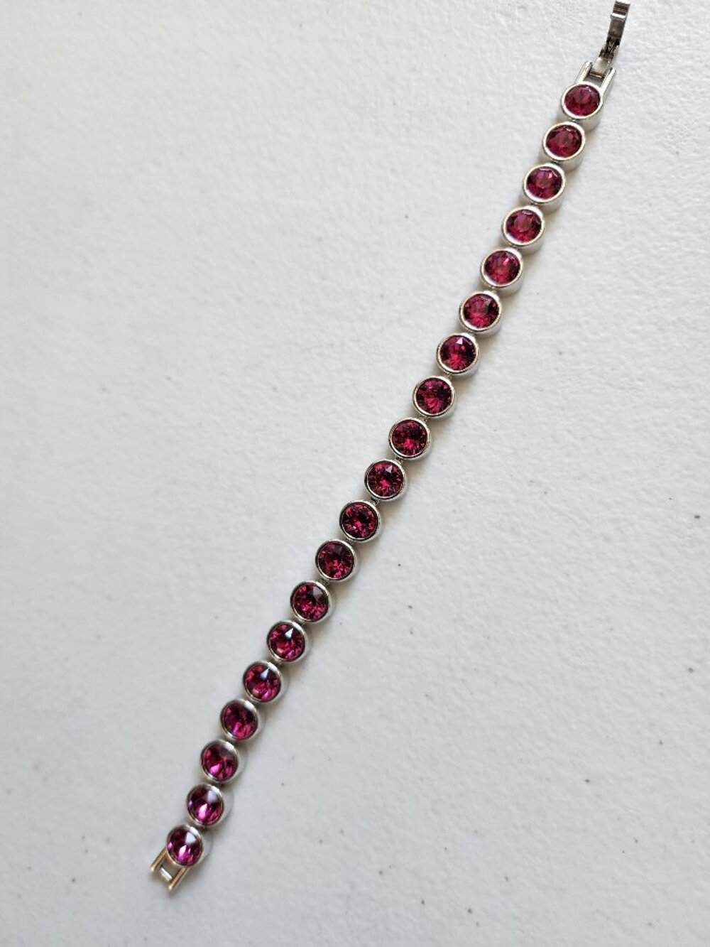 Touchstone Crystal Ice Bracelet Fuschia